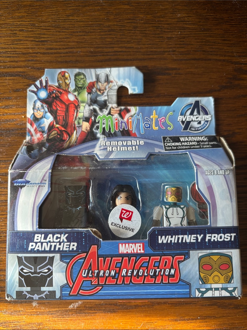Marvel Minimates Avengers Ultron Revolution Black Panther & Whitney Frost